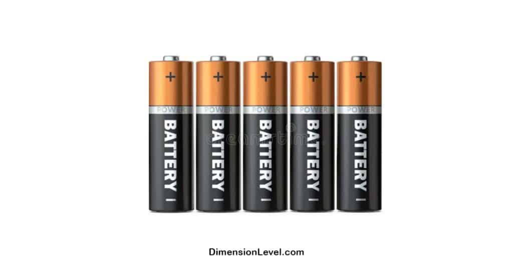 Five AA Batteries