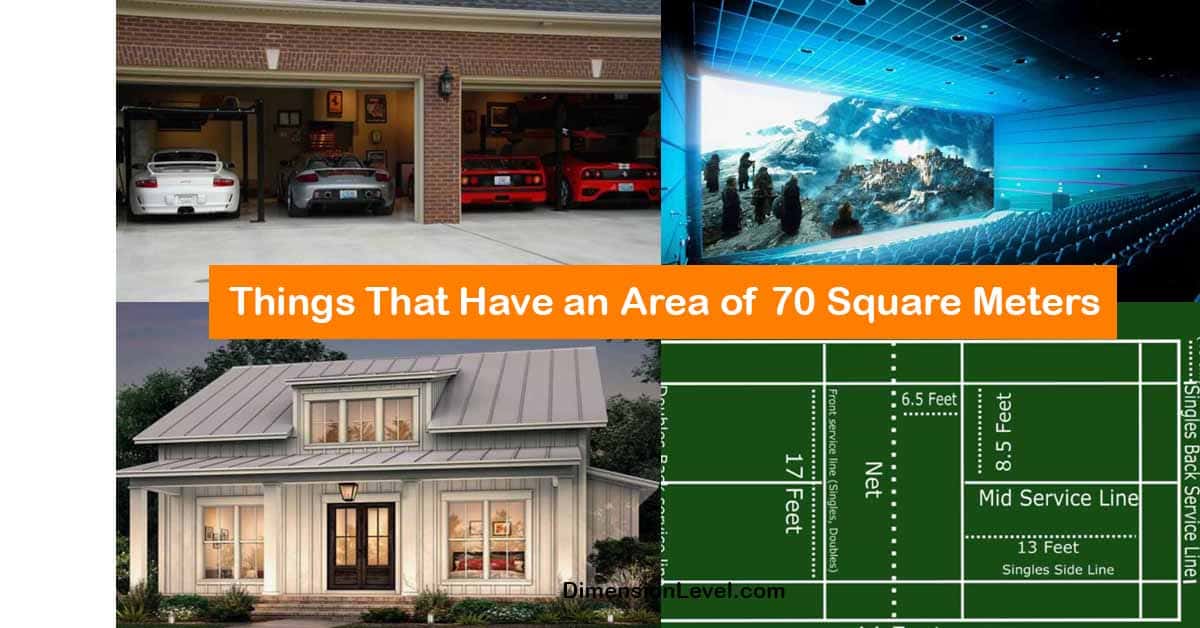 10 Things That Have an Area of 70 Square Meters