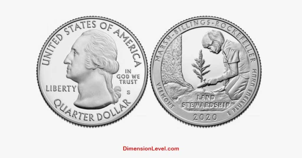 Two US Quarter Dollars