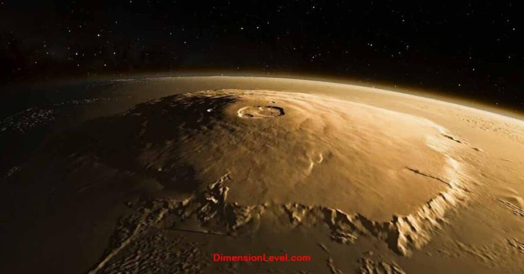 the Height of the Olympus Mons